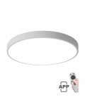 LED CEILING ROUND LIGHTING FIXTURE FINESSE R1-60 φ600*H50 60W DIMMABLE+MOBILE WHITE 2026090 VITO