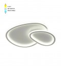 LED CEILING IRREGULAR SHAPE LIGHTING FIXTURE RING 64 480*400*H70 64W 3xCCT-DIP SWITCH WHITE 2026280 VITO