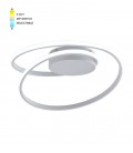 LED SURFACE MOUNTED LIGHTING FIXTURE RING 38 φ460*H120 38W 3xCCT-DIP SWITCH WHITE 2026380 VITO