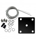 SQUARE HANGING SET HSS 4*1.5M  BLACK FOR ALL FINESSE R FIXTURES 2026420 VITO