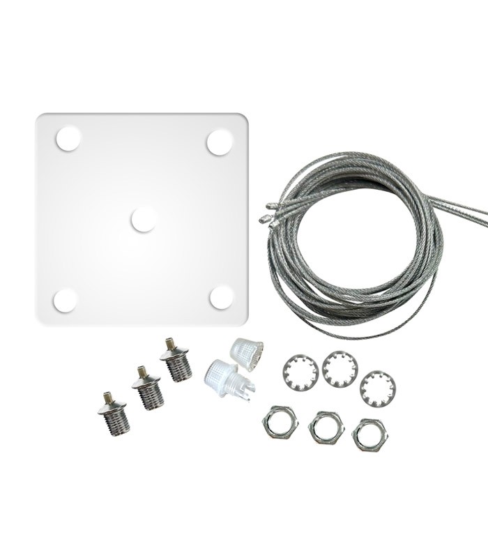 SQUARE HANGING SET HSS 4*1.5M WHITE FOR ALL FINESSE S FIXTURES 2026421 VITO