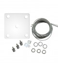 SQUARE HANGING SET HSS 4*1.5M WHITE FOR ALL FINESSE S FIXTURES 2026421 VITO