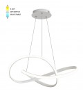 LED LIGHTING PENDANT FIXTURE WAVE φ600*H180 48W 3xCCT-DIP SWITCH WHITE 2026400 VITO