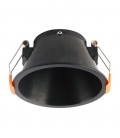 PLASY-R GU10 Φ83MM BLACK 220V ROUND SPOT FIXT. 2026980 VITO