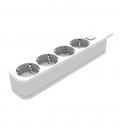 UNICO-4 3M 3G1.5 CABLE WITH SWITCH WHITE MULTISOCKET 8002420 VITO