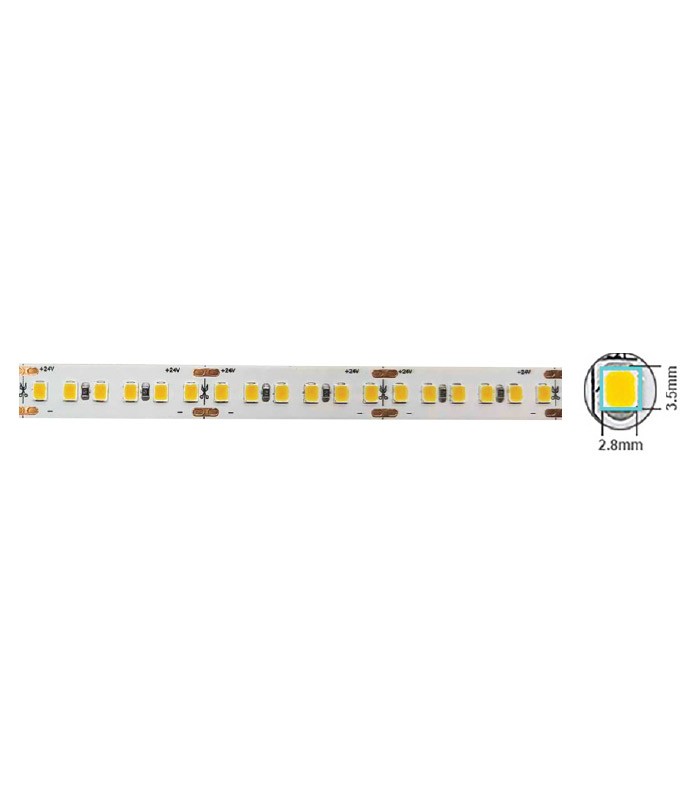 LED STRIP PLUS 24V 180x2835 18W 3M(ADHESIVE TAPE) 10mm IP20 3000K 5m ROLL 5540620 VITO