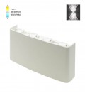LED OUTDOOR WALL LIGHT BINO-4 8W SMD 3xCCT 21*10CM IP65 WHITE 3231140 VITO