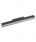 LED MAGNETIC TRACK LIGHT LINEAR MAGNA-H S4 10.0 800Lm 3000K (WARM WHITE) 120° 300mm 48V DC BLACK 2102001 VITO