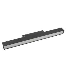 LED MAGNETIC TRACK LIGHT LINEAR MAGNA-H S4 10.0 820Lm 4000K (NATURAL WHITE) 120° 300mm 48V DC BLACK 2102011 VITO