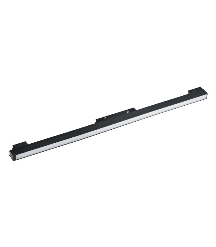 LED MAGNETIC TRACK LIGHT LINEAR MAGNA-H S4 20.0 1600Lm 3000K (WARM WHITE) 120° 600mm 48V DC BLACK 2102021 VITO