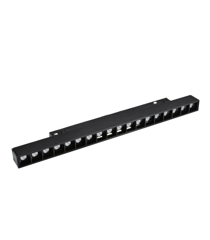 LED MAGNETIC TRACK LIGHT LINEAR MAGNA-H S2 18W 1440Lm 3000K (WARM WHITE) 36° 328x22x43mm 48V BLACK 2102101 VITO