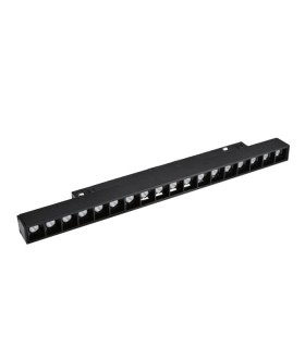 LED MAGNETIC TRACK LIGHT LINEAR MAGNA-H S2 18W 1440Lm 3000K (WARM WHITE) 36° 328x22x43mm 48V BLACK 2102101 VITO