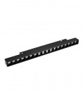 LED MAGNETIC TRACK LIGHT LINEAR MAGNA-H S2 18W 1440Lm 3000K (WARM WHITE) 36° 328x22x43mm 48V BLACK 2102101 VITO