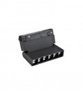 LED MAGNETIC TRACK LIGHT ROTATEABLE MAGNA-H S3 6W 492Lm 4000K (NATURAL WHITE) 24° 110x23x105mm 48V BLACK 2102191 VITO