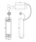 EMERGENCY LED KIT  10-50W  3x3.7V 2200mAh 18650 LI-ION 6200160 VITO