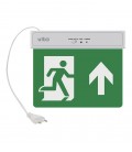 EMERGENCY LED LIGHT EXIT-10 2W 6500K (COOL WHITE) 3.7V 500mAh 14500 LI-ION 5020170 VITO