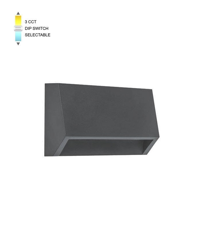 LED OUTDOOR STEP LIGHT ADRIA-ST 2W 124/146/148Lm 3xCCT IP65 60x100 ANTHRACITE 3230451 VITO
