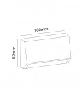 LED OUTDOOR STEP LIGHT ADRIA-ST 2W 124/146/148Lm 3xCCT IP65 60x100 ANTHRACITE 3230451 VITO