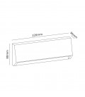 LED OUTDOOR STEP LIGHT ADRIA-ST 4W 244/276/248Lm 3xCCT IP65 80x220 ANTHRACITE 3230461 VITO