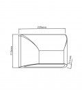 LED OUTDOOR WALL LIGHT ADRIA-W1 6W 312/330/318Lm 3xCCT IP65 113x220x51 ANTHRACITE 3230481 VITO