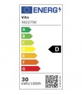 LED FLOODLIGHT RONA 30W 3600Lm 6000K (COOL WHITE) IP65 GREY 3022750 VITO