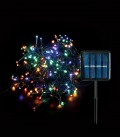 SOLAR DECORATIVE LED LIGHTING NATALE-8 200LED MULTICOLOR 10M 1.2V IP44 GREEN CHRISTMAS