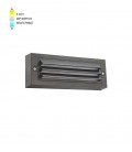 LED STEP LIGHTING ADRIA-ST1G 6W SMD 3CCT 25*9CM IP65 ANTR OUTWALL