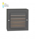 LED STEP LIGHTING ADRIA-ST2G 6W SMD 3CCT 13*13CM IP65 ANTR OUTWALL