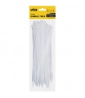 PLASTIC CABLE TIE 3.6X250 WHITE 100PCS 7100510 VITO