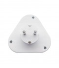 MULTISOCKET TRIPLO-R 16A 3680W WHITE EARTH-LINE SHUTTER PLUG+3xSOCKET 8002840 VITO