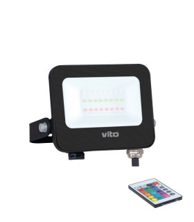 LED FLOODLIGHT SAVA 20W RGBW 2000Lm IP65 IK08 3022565 VITO