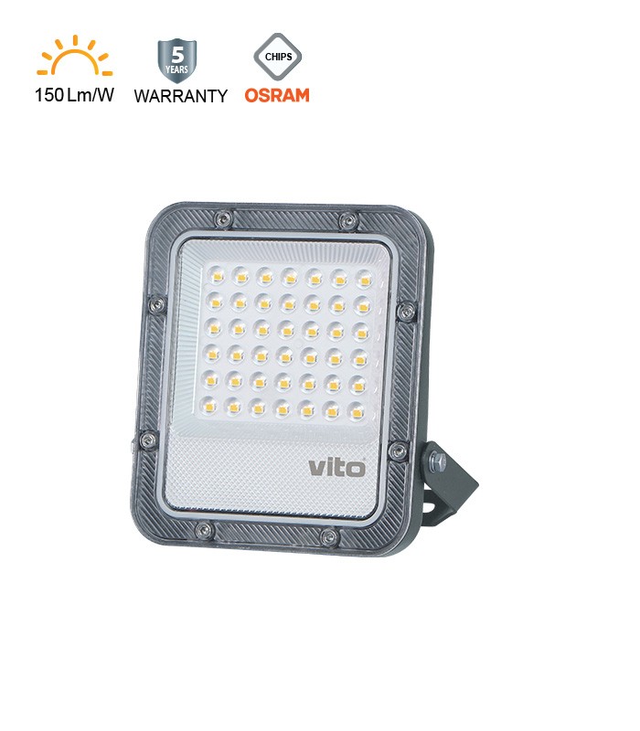 LED FLOODLIGHT RONA+ 30W 4000K 4500lm IP66 IK08 3022745 VITO