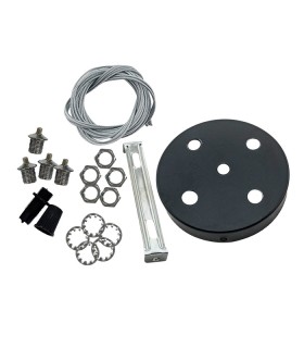 HANGING SET HSR 4*1.5M ROUND BLACK 2026412 VITO