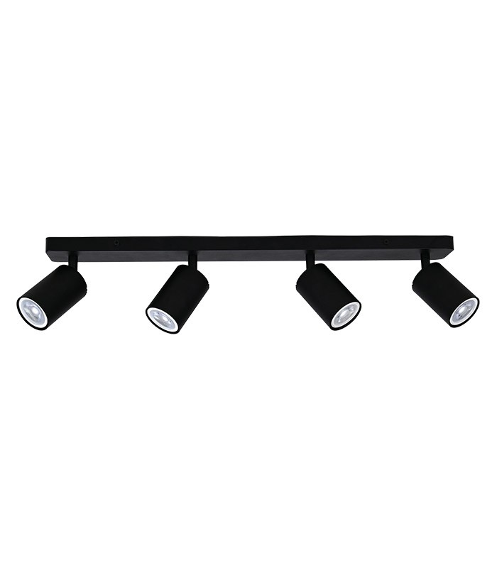 SPOT FIXTURE LUGO-4 GU10 580x125MM BLACK 2103200 VITO