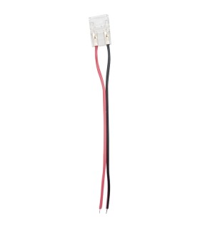 LED STRIP CONNECTOR Strip-Conn. 8MM-SINGLE WITH CABLE TRANSPARENT 20PCS-BAG 5520310 VITO