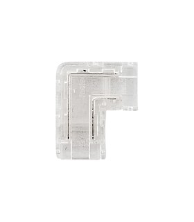 LED STRIP CONNECTOR Strip-Conn. 8MM-SINGLE L-SHAPE TRANSPARENT 20PCS-BAG 5520330 VITO