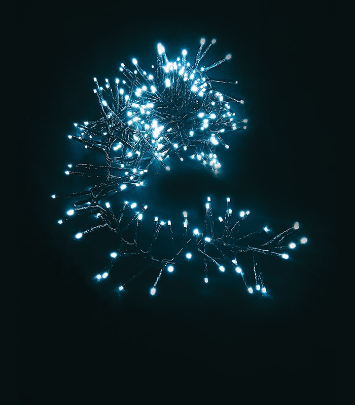 CHRISTMAS LIGHTING NATALE-9 CLUSTER 384LED 6400K 3M 36V IP44 GREEN 3xCONNECTABLE 5620625 VITO