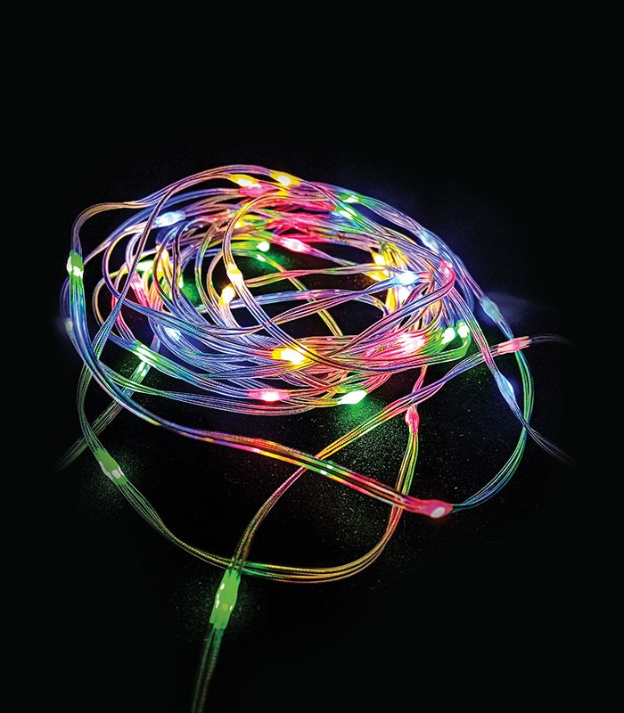 CHRISTMAS LIGHTING NATALE-23 STRING 100LED MC 10M USB 5V IP20 TRANSPARENT 5620820 VITO