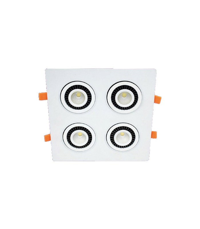 VT/PAN-4/4x5W/COB/3000K/220V/SQUARE/LED SPOTLIGHT 2101231 VITO
