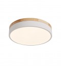 LED CEILING LAMP FINESSE R3-35 Ø400xH60 35W 3xCCT (3000K/4000K/6500K) 3150Lm MAT WHITE+WOODEN 2027950 VITO
