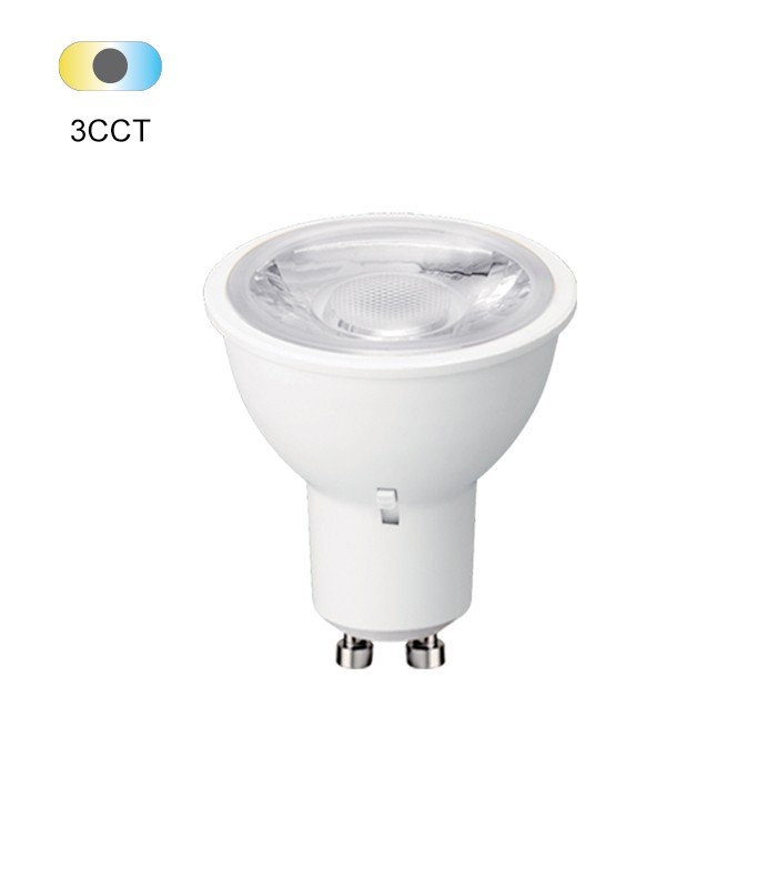 LED BULB ADVANCE-PRO PAR16 GU10 6W 3CCT (2700K/4000K/6400K) 660Lm 38° WHITE 1519920 VITO
