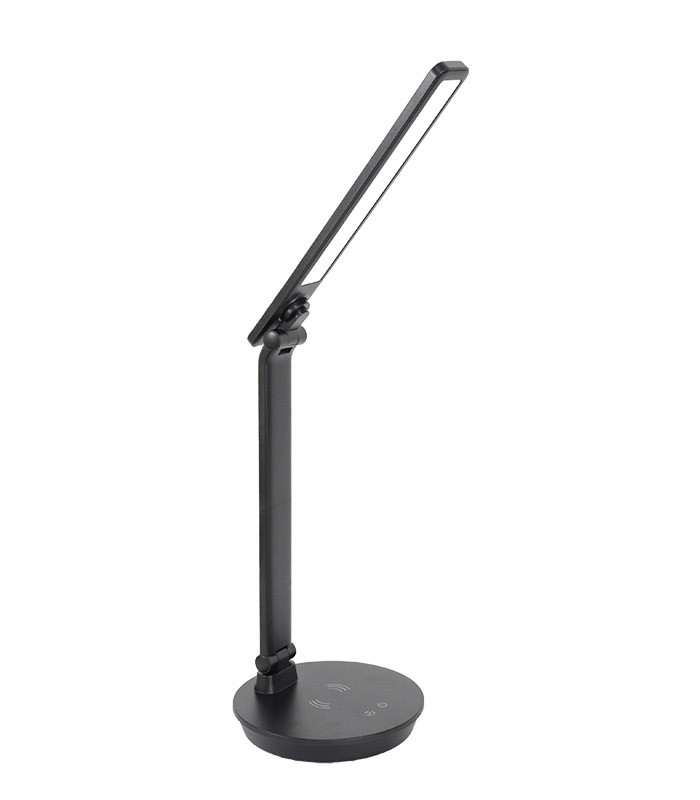 HOME&OFFICE LED DESK LAMP MEGATRON 5W 3CCT(3500K/5000K/6500K) 300Lm BLACK STEPLESS-DIM 5V-USB 5301700 VITO