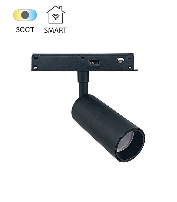 MAGNETIC LED TRACK LAMP MAGNA-S1X 5W 3CCT (3000K/4000K/6000K) 425Lm 24° 3.5x8CM 48V 2101983 VITO