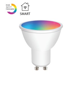 SMART LED BULB SAGA PRO PAR16 GU10 5W RGB+3CCT(2700K/4000K/6400K) 475Lm 120° WIFI TUYA 1519910 VITO
