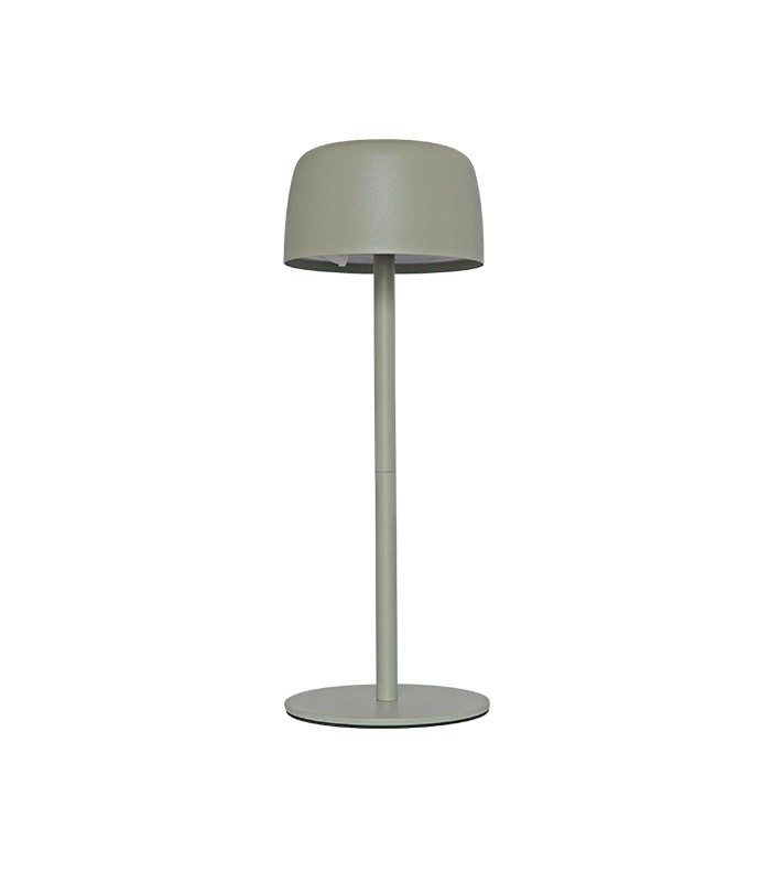 RECHARGEABLE TABLE LAMP SELENA 3W 3000K OLIVE GREEN 3xDIM 5V-USB LI-ION IP44   5301760 VITO