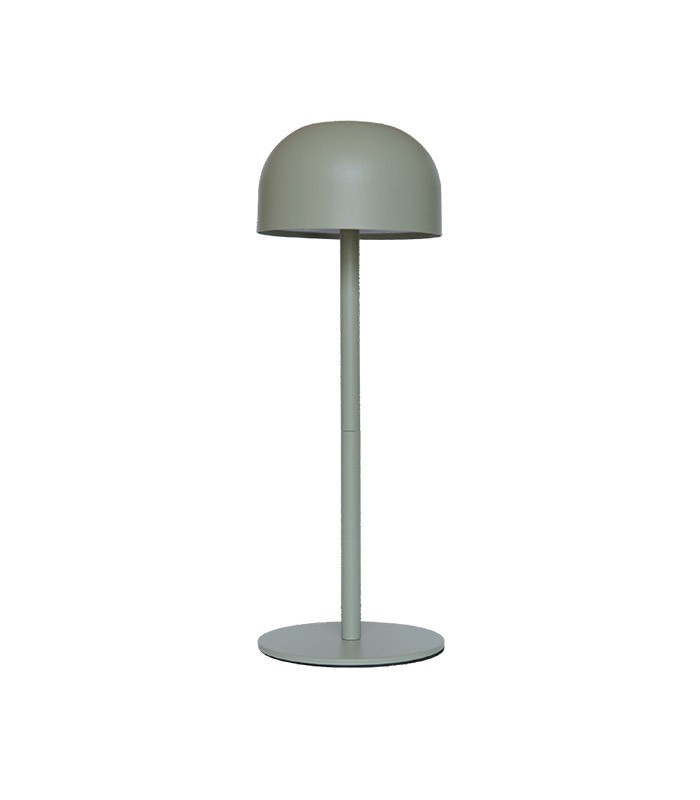 RECHARGEABLE TABLE LAMP INARI 3W 3000K OLIVE GREEN 3xDIM 5V-USB LI-ION IP44   5301800 VITO