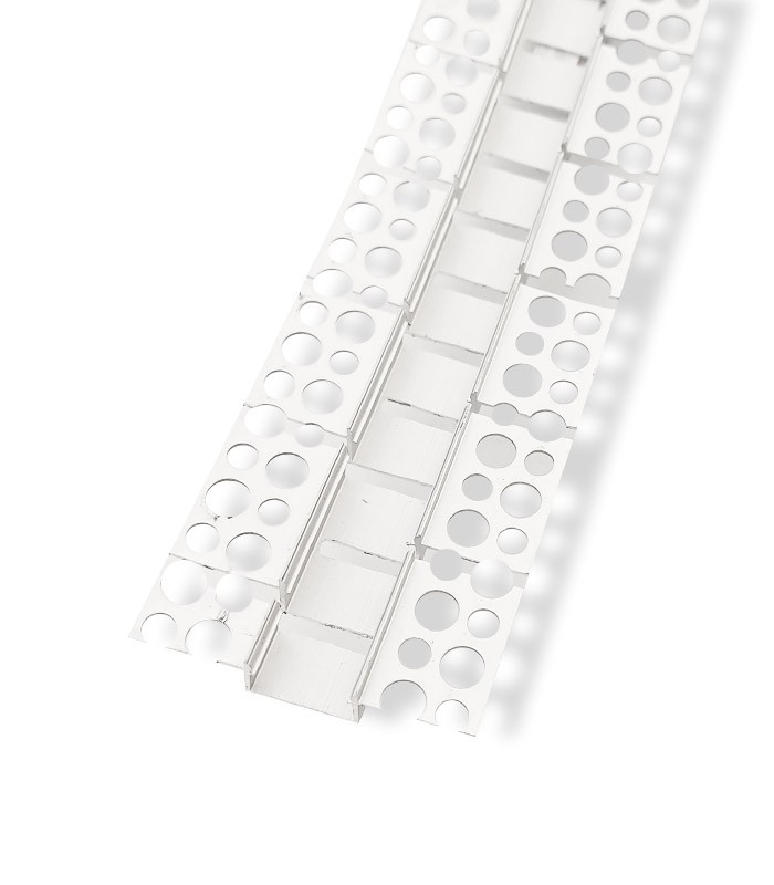 FLEXIBLE ALUMINUM PROFILE LINEFLEX-P2 20x13MM 2MT SILVER WITHOUT DIFFUSER 9930210 VITO