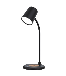 BLACKY 3IN1 BT SPEAKER-TABLE LAMP-15W WIRELESS CHARGER BLACK 5901050 VITO
