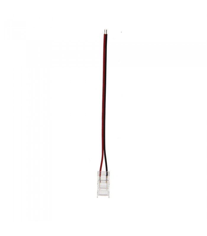 LED STRIP CONNECTOR CONM5 5MM-SINGLE WITH 10CM CABLE TRANSPARENT 2PCS-BAG 5520450 VITO