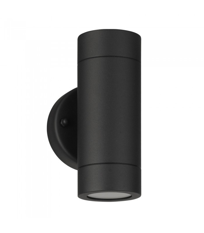 OUTDOOR WALL LIGHT VEGAS 2A GU10 Φ60x160x93mm IP44 UP & DOWN STAINLESS STEEL NICKEL 3240550 VITO